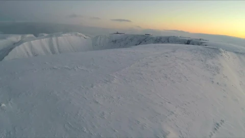 Stock Video Drone Flying Over Deep Snow Live Wallpaper For PC - Free Live Wallpaper