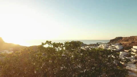 Stock Video Drone Flying Over A Small Village Live Wallpaper For PC - Free Live Wallpaper