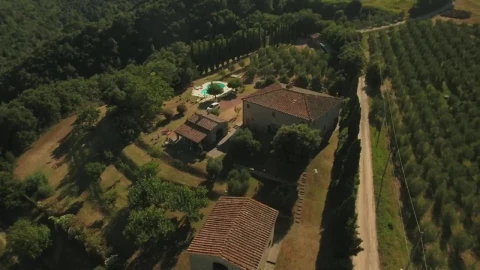 Stock Video Drone Flying Over A Holiday Home Live Wallpaper For PC - Free Live Wallpaper