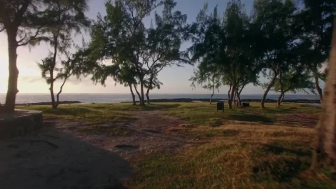Stock Video Drone Flying Low Towards The Ocean Live Wallpaper For PC - Free Live Wallpaper