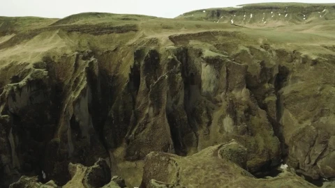 Stock Video Drone Flying Along A Canyon Live Wallpaper For PC - Free Live Wallpaper