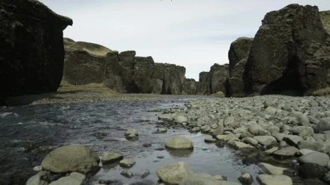 Stock Video Drone Flying Across A Stream Live Wallpaper For PC - Free Live Wallpaper