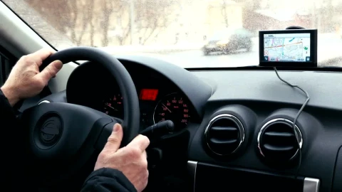 Stock Video Driving With A Gps Attached To The Window Live Wallpaper For PC - Free Live Wallpaper