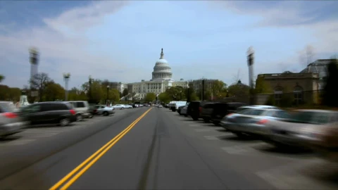 Stock Video Driving Towards Capitol Hill Live Wallpaper For PC - Free Live Wallpaper