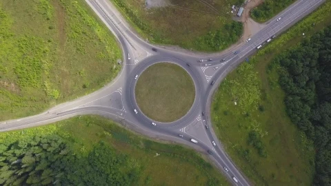 Stock Video Driving Towards A Roundabout Live Wallpaper For PC - Free Live Wallpaper