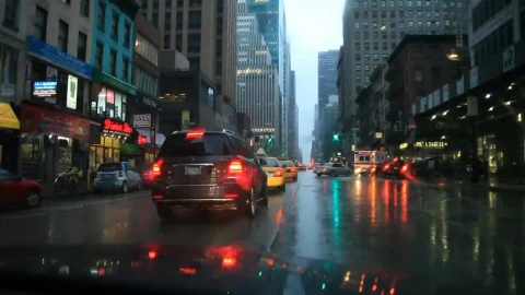 Stock Video Driving Through The Streets Of New York Live Wallpaper For PC - Free Live Wallpaper