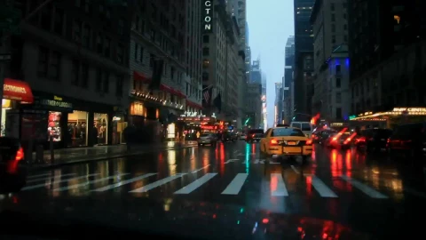Stock Video Driving Through The Rain Live Wallpaper For PC - Free Live Wallpaper