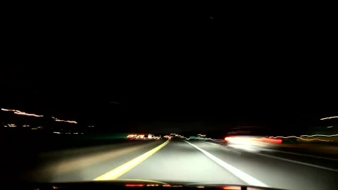 Stock Video Driving Through The Night Live Wallpaper For PC - Free Live Wallpaper
