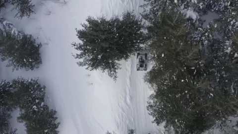 Stock Video Driving Over Fresh Snow Live Wallpaper For PC - Free Live Wallpaper