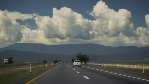 Stock Video Driving On A Freeway With Mountains Live Wallpaper For PC - Free Live Wallpaper