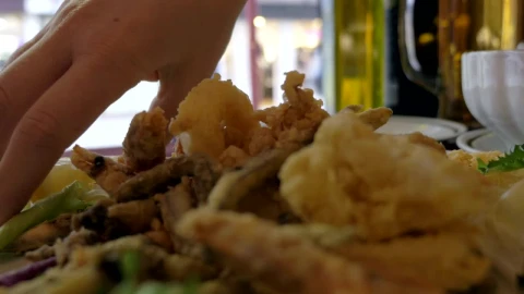 Stock Video Dripping Lemon Juice On Seafood Live Wallpaper For PC - Free Live Wallpaper