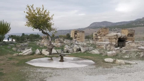 Stock Video Drinking Fountain By Building Ruins Live Wallpaper For PC - Free Live Wallpaper
