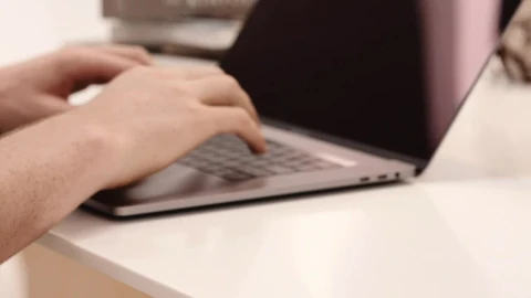Stock Video Drinking Coffee And Working On A Laptop Live Wallpaper For PC - Free Live Wallpaper