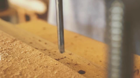Stock Video Drilling Holes Into Wood Live Wallpaper For PC - Free Live Wallpaper