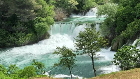 Stock Video Dreamlike Waterfalls In The Forest Live Wallpaper For PC - Free Live Wallpaper