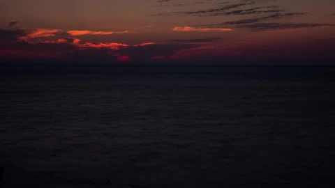 Stock Video Dramatic Sunrise Over The Ocean Live Wallpaper For PC - Free Live Wallpaper