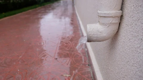 Stock Video Drain Pipe A Rainy Day Live Wallpaper For PC - Free Live Wallpaper