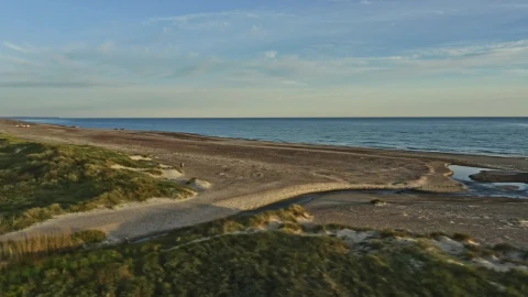 Stock Video Done Flying Over An Empty Beach Live Wallpaper For PC - Free Live Wallpaper