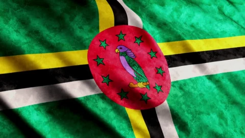 Stock Video Dominica Flag Moving With The Wind Live Wallpaper For PC - Free Live Wallpaper