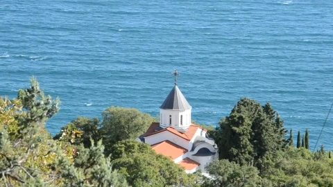 Stock Video Dome Of A Church Near The Sea From Afar Live Wallpaper For PC - Free Live Wallpaper