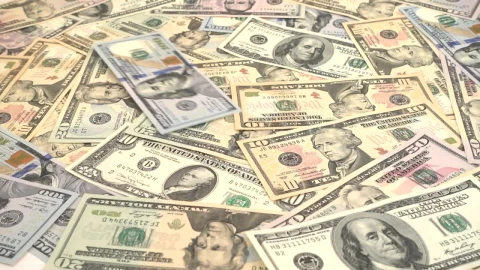 Stock Video Dollar Bills Covering The Entire Shot Live Wallpaper For PC - Free Live Wallpaper