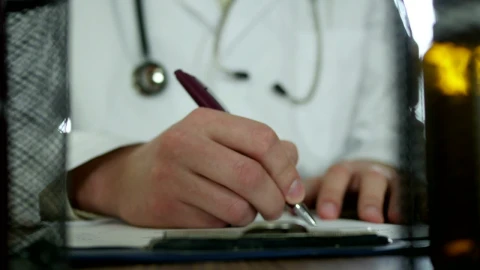 Stock Video Doctor Writing Down A Prescription Live Wallpaper For PC - Free Live Wallpaper
