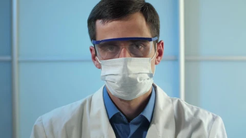 Stock Video Doctor With Face Shields Portrait Live Wallpaper For PC - Free Live Wallpaper