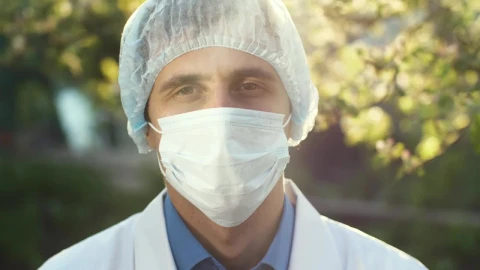 Stock Video Doctor Takes Off His Face Mask Live Wallpaper For PC - Free Live Wallpaper