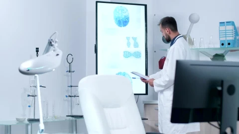 Stock Video Doctor Reviews D Dna Models On Large Screen Live Wallpaper For PC - Free Live Wallpaper