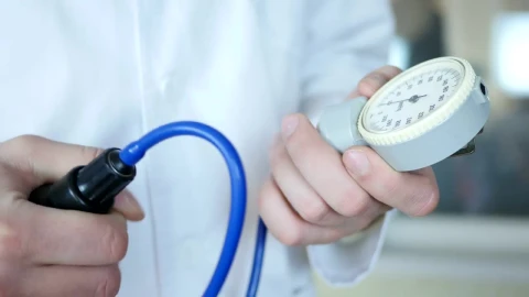 Stock Video Doctor Inflating A Pressure Gauge Live Wallpaper For PC - Free Live Wallpaper