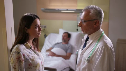 Stock Video Doctor Giving Bad News Live Wallpaper For PC - Free Live Wallpaper