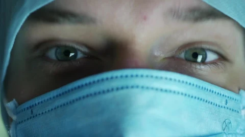 Stock Video Doctor Eyes Showing Surprise Live Wallpaper For PC - Free Live Wallpaper