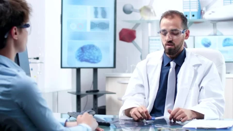 Stock Video Doctor Demonstrates Medical Innovation With Ar Tech Live Wallpaper For PC - Free Live Wallpaper
