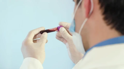 Stock Video Doctor Checking A Coronavirus Test Over Shoulder Live Wallpaper For PC - Free Live Wallpaper