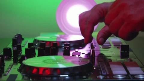 Stock Video Dj Using A Mixer Table Live Wallpaper For PC - Free Live Wallpaper