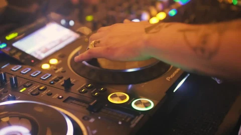 Stock Video Dj On The Decks Mixing Music Live Wallpaper For PC - Free Live Wallpaper