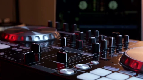 Stock Video Dj Configuring A Mixing Deck Live Wallpaper For PC - Free Live Wallpaper