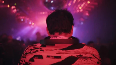 Stock Video Dj At A Nightclub Mixing Music Live Wallpaper For PC - Free Live Wallpaper