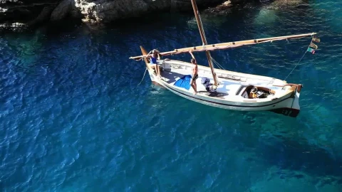 Stock Video Diving From A Small Boat Live Wallpaper For PC - Free Live Wallpaper