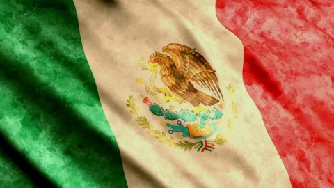 Stock Video Dirty Mexico Waving Flag Live Wallpaper For PC - Free Live Wallpaper