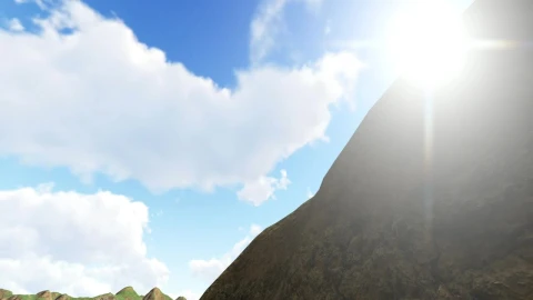 Stock Video Dirt Hill With The Sky In The Background D Live Wallpaper For PC - Free Live Wallpaper