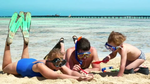 Stock Video Digging In The Sand With A Toy Shovel Live Wallpaper For PC - Free Live Wallpaper