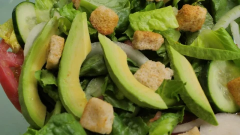 Stock Video Detailed View Of A Healthy Salad Live Wallpaper For PC - Free Live Wallpaper