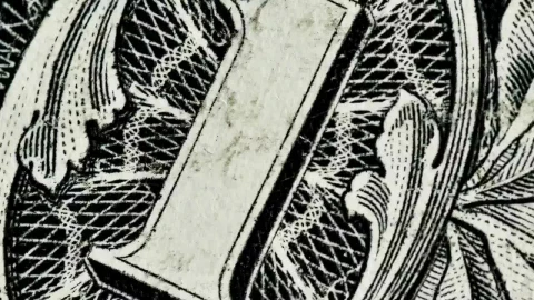 Stock Video Detailed Shot Of Pictures For A Dollar Bill Live Wallpaper For PC - Free Live Wallpaper