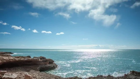 Stock Video Deserted Coastline Timelapse Live Wallpaper For PC - Free Live Wallpaper