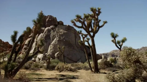 Stock Video Desert With Rocky Mounds Live Wallpaper For PC - Free Live Wallpaper