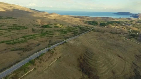 Stock Video Desert Road Leading To The Open Ocean Live Wallpaper For PC - Free Live Wallpaper