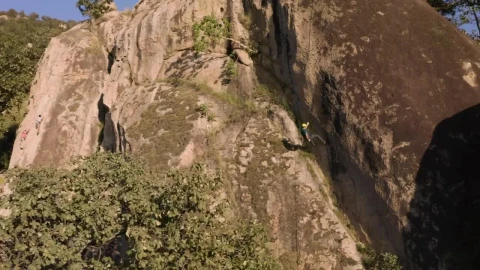 Stock Video Descending A Mountain Seen From The Air Live Wallpaper For PC - Free Live Wallpaper