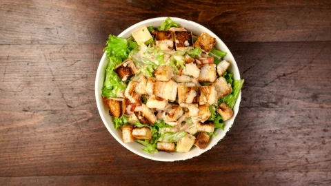 Stock Video Fresh Vegetable Diet Salad On Wooden Table Live Wallpaper For PC - Free Live Wallpaper