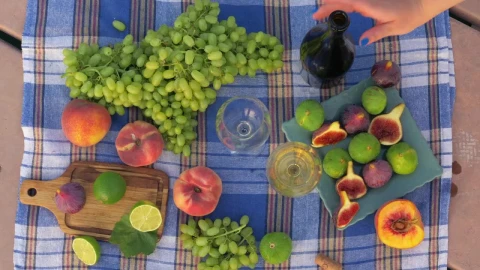 Stock Video Fresh Fruit And Wine For Lunch Live Wallpaper For PC - Free Live Wallpaper